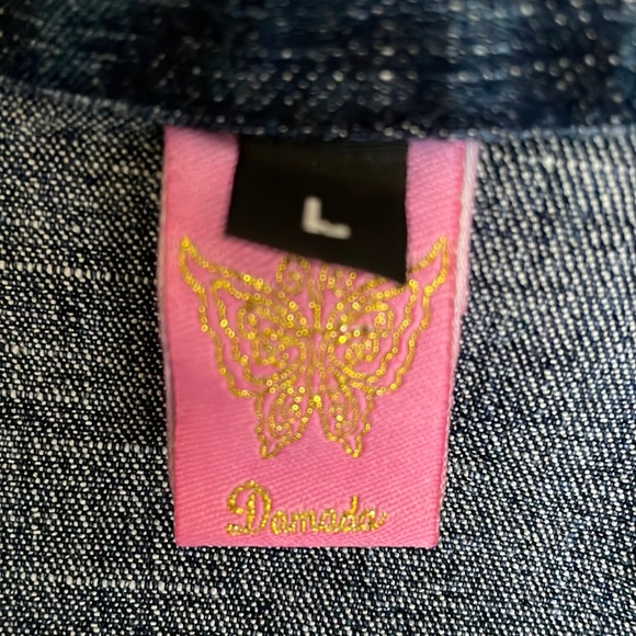 Damada Jeans Shirt Blouse Junior L Adult S - Picture 4 of 10